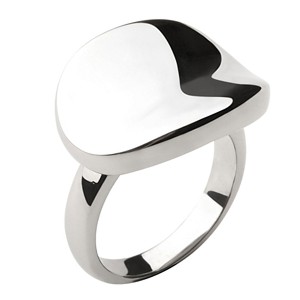 Stainless Steel Hi-polish Oval Ring - INOX